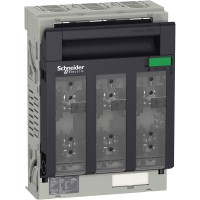 Schneider Electric LV480807 - Fupact INF/ISFL/ISFT - Fuse Товаров разединител, FuPacT ISFT400, 400A, DIN NH02, 3 полюса, busbars mounting, turnable hook