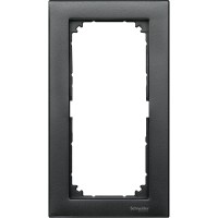 Schneider Electric MTN488814 - Merten System M - Двойна вертикална рамка без централен мост, антрацит