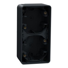 Двойна вертикална конзола за открит монтаж, антрацит, Mureva Styl, Schneider Electric MUR37912