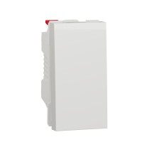 Еднополюсен ключ 10А, 1 модул, бял, New Unica, Schneider Electric NU310118