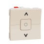 Ключ за щори 6А, 2 модула, бежов, New Unica, Schneider Electric NU320844