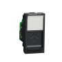 Розетка RJ45, кат. 6 UTP, 1 модул, антрацит, New Unica, Schneider Electric NU341454