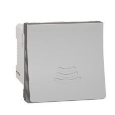 Зумер 76-80dB, 230 VAC, 2 модула, алуминий, New Unica, Schneider Electric NU378530
