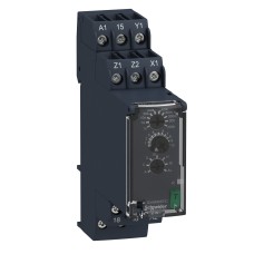 Schneider Electric RE22R1MYMR - Harmony Timer Relays - Модулно реле за време, Harmony, 8A, 1 CO, 0.05s…300h, мултифункционално, 24...240V AC DC