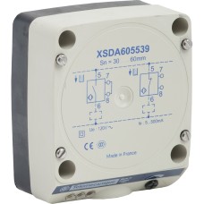 Индуктивен сензор XS, XSD 80x80x40, пластмаса, Sn40mm, 24...240 VAC, клеми, Telemecanique XSDA605539
