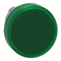 Глава за сигнална лампа, Ø22 mm, зелена, универсален LED, Harmony XB4 Schneider Electric ZB4BV033