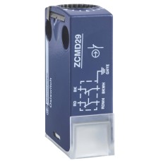 Тяло за краен изключвател, 2NC+2 NO, snap action, 2 m кабел, Telemecanique ZCMD41L2 - OsiSense XC Standard