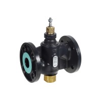 Globe Valves and Actuators Venta V212 Globe Valve, 2-Way, PN16, Flanged, Balanced Plug, DN50, 38 Kvs, Nodular Iron, Brass Plug, Stem Up Closed, Schneider Electric 7211244000