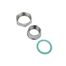 Zone Valves and Actuators Internal Thread Connection Set, DN50, G2-3/4B End Connection, Rp 2 Internal Thread to Pipe, Schneider Electric 9112100050