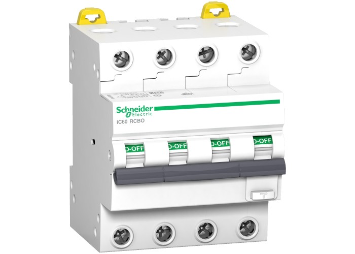 Scneider Rbco Schneider Electric A9D87425 - Acti 9 iC60 RCBO (2P, 3P, 4P) Residual ...