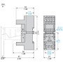 Schneider Electric RXZE2M114M - Harmony Timer Relays - Цокъл, Harmony, за релета RXM2 RXM4, с винтови клеми, смесен контакт