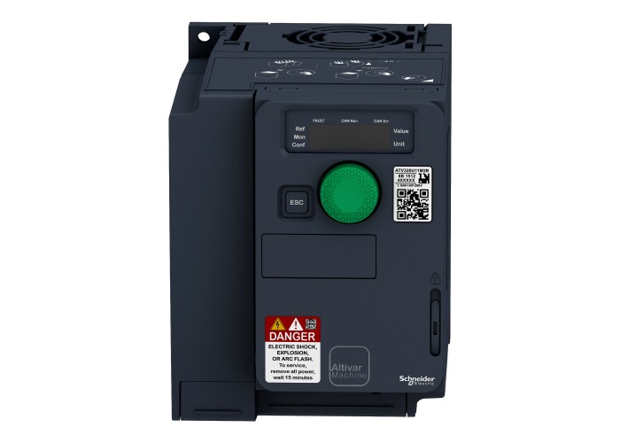Честотен регулатор, Altivar Machine ATV320, 2.2 kW, 200...240 V, 1 phase, compact, Altivar 320, Schneider Electric ATV320U22M2C