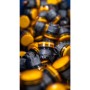 Сигнална лампа, монолитна,пластмаса, жълта, 22мм, интегриран LED, леща, 230-240V AC, Schneider Electric XB5EVM8, Harmony XB5