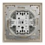 Еднополюсен ключ 10AX, IP44, безвинтов монтаж, крема, Asfora, Schneider Electric EPH0100223