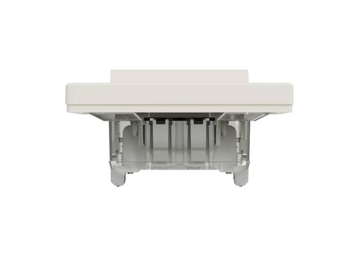 Еднополюсен ключ 10AX, IP44, безвинтов монтаж, крема, Asfora, Schneider Electric EPH0100223