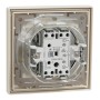 Еднополюсен ключ 10AX, IP44, безвинтов монтаж, крема, Asfora, Schneider Electric EPH0100223