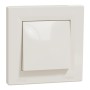 Еднополюсен ключ 10AX, IP44, безвинтов монтаж, крема, Asfora, Schneider Electric EPH0100223
