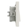 Еднополюсен ключ 10AX, IP44, безвинтов монтаж, крема, Asfora, Schneider Electric EPH0100223