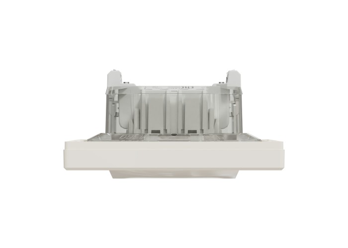 Еднополюсен ключ 10AX, IP44, безвинтов монтаж, крема, Asfora, Schneider Electric EPH0100223