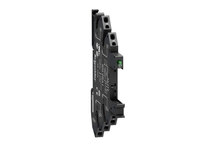 Schneider Electric RSLZRA1 - Harmony Electromechanical Relays - Harmony, Контакт с LED и защитна верига, за RSL1 релета, пружинни клеми, 12...24 V AC/DC