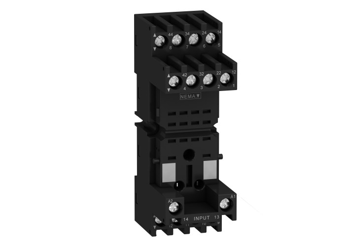 Schneider Electric RXZE2M114M - Harmony Timer Relays - Цокъл, Harmony, за релета RXM2 RXM4, с винтови клеми, смесен контакт