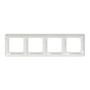 Декоративна рамка, четворна, бял, Schneider Electric SDD311804 Sedna Design & Elements