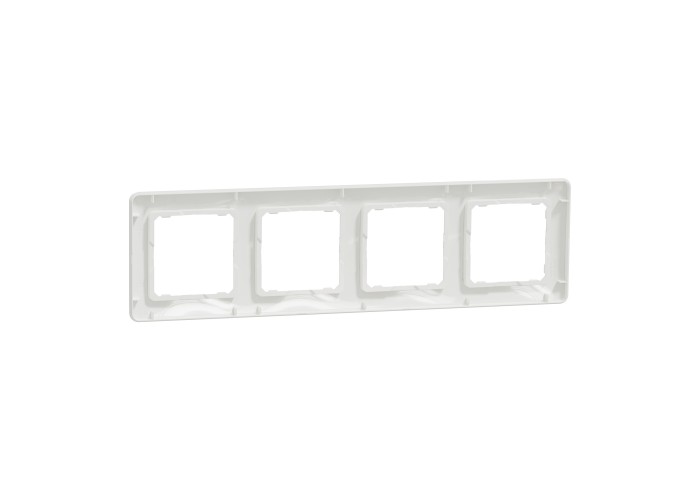 Декоративна рамка, четворна, бял, Schneider Electric SDD311804 Sedna Design & Elements
