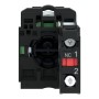 Schneider Electric XB5AA42 - Harmony XB5 - Бутон, пластмаса, равен, червен, 22 мм, пружинно връщане, без маркировка, 1 NC
