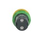 Сигнална лампа, монолитна,пластмаса, жълта, 22мм, интегриран LED, леща, 230-240V AC, Schneider Electric XB5EVM8, Harmony XB5