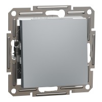 Девиаторен ключ, 10AX безвинтов монтаж, стомана, Asfora, Schneider Electric EPH0400162