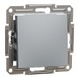 Девиаторен ключ, 10AX безвинтов монтаж, стомана, Asfora, Schneider Electric EPH0400162