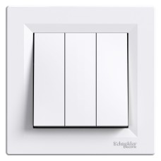 Троен ключ, бял, Asfora, Schneider Electric EPH2100121