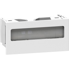 OptiLine 45 Поставка за етикет, полярно бяло, Schneider Electric ISM10920P