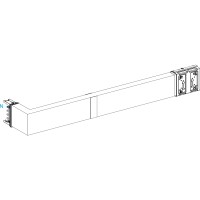 Schneider Electric KSA400DLR42F - Canalis KS (KSA, KSC) - Elbow, Canalis KSA400, алуминий, 400A, side A made to measure with fire barrier, turns right, 3L+N+PE, white RAL9001