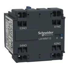 Schneider Electric LA1KN113 - TeSys k - Допълнителен контактен блок 1NO+1NC, пружинни клеми