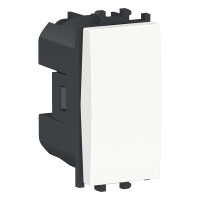 Easy Styl Easy Styl, switch, 1-pole 1-way, 1 module, white, Schneider Electric LMR0100001