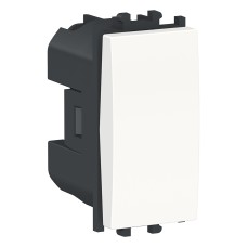 Easy Styl Easy Styl, switch, 1-pole 1-way, 1 module, white, Schneider Electric LMR0100001