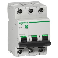 Schneider Electric M9F11350 - C60 UL/CSA/IEC - Автоматичен прекъсвач C60N 3P 50A C 415V 10KA
