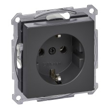 Контактен излаз, безвинтово свързване, +PiT TPm, антрацит, Merten System M, Schneider Electric MTN2301-0414