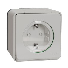 Schneider Electric MUR39206 - Mureva Styl - Контактен излаз 16 A 2P+E, с детска Защита Mureva Styl - без винтово свързване