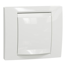 Декоративна рамка 1 елемент IP44, 2 мод., бяла, New Unica, Schneider Electric NU044218