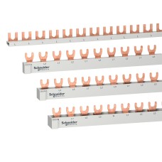 Schneider Electric R9XFH218 - Prisma P - Захранваща шина - Resi9 - 1L+N - 18 мм клеми - 18 модули - 63 A