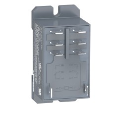 Schneider Electric RPF2BJD - Harmony Electromechanical Relays - Захранващо реле с основа, 30 A, 2 CO, 12 V DC