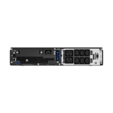 Smart-UPS On-Line APC Smart-UPS On-Line, 3kVA, за монтаж в комуникационен шкаф RACK 2U, 230V, 8x C13+2x C19 IEC изхода, Удължено време на работа, включен комплект за релси, използван с литиево-йонна външна батерия, Schneider Electric SRT3000UXI-LI