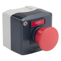 Schneider Electric XALD164H29H7 - Harmony XALD, XALK - Контролна станция с авариен стоп бутон тип гъба, 1NC, Ø 40 надпис"STOP"