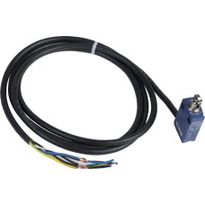 Краен изключвател, XCMD, метално бутало с ролка, 1NC+1 NO, snap, 2 m кабел, Telemecanique XCMD2102L2 - OsiSense XC Standard
