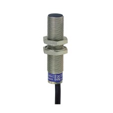 Индуктивен сензор XS, XS6 M12, L54mm, месинг, Sn4mm, 12...48 VDC, кабел 5 m, Telemecanique XS612B1NAL5