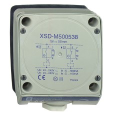 Индуктивен сензор XSD 80x80x40, пластмасов, Sn60mm, 24...240VAC/DC, клеми, Telemecanique XSDM600539H7