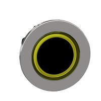 Schneider Electric ZB4FW983 - Harmony XB4 - Head for illuminated push button, Harmony XB4, flush mounted yellow with flush caps