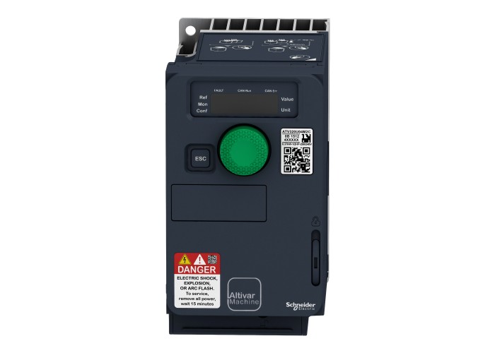Честотен регулатор, Altivar Machine ATV320, 0.55 kW, 200...240 V, 1 phase, compact, Altivar 320, Schneider Electric ATV320U06M2C